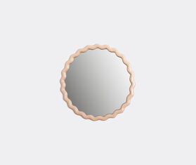 &amp;k Amsterdam 'Zigzag' round mirror, pink BEIGE AMST25MIR246BEI