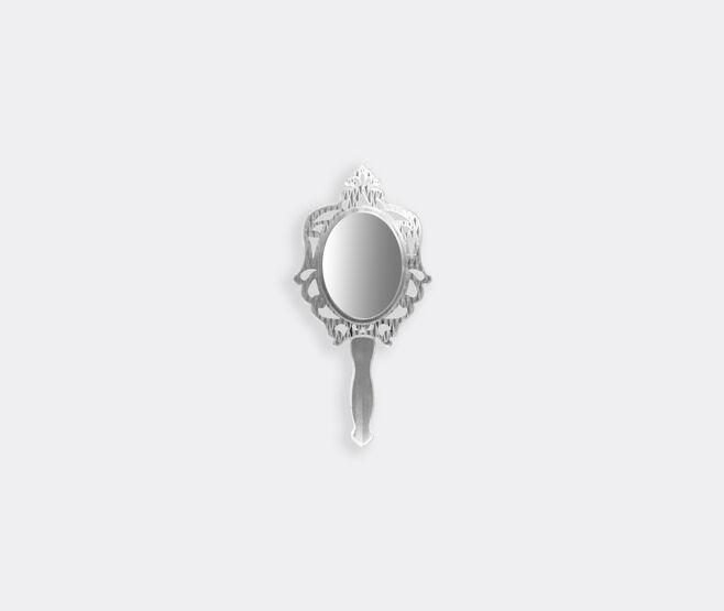 VESTA 'Madame' handheld mirror, silver SILVER VEST25MAD841SIL