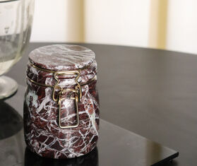 Editions Milano &#39;Miss Marble&#39; jar, levanto RED EDIT20MIS545RED