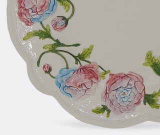 Les-Ottomans 'Ortensie' presentation plate, set of two MULTICOLOUR OTTO23ORT766MUL