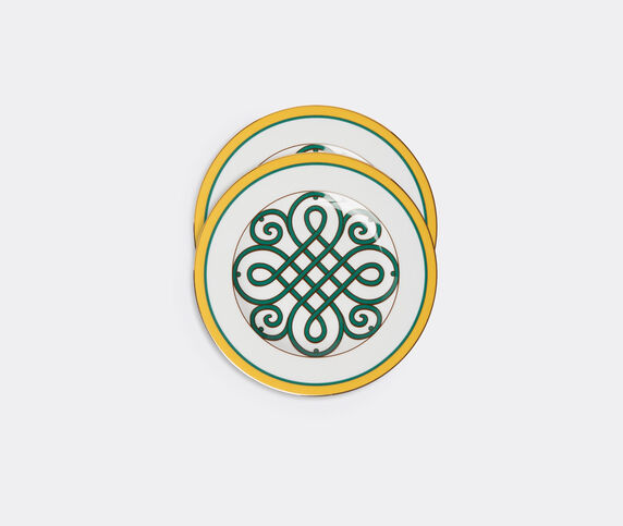 La DoubleJ 'Cortile' dinner plate, set of two MULTICOLOUR LADJ23DIN055MUL