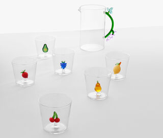 Ichendorf Milano 'Fruits and flowers' jug, grape MULTICOLOUR ICMI24FRU533MUL