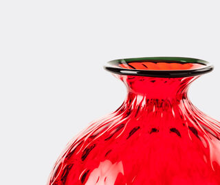 Venini 'Monofiore' bottle, M, red MULTICOLOUR VENI19MON717GRN