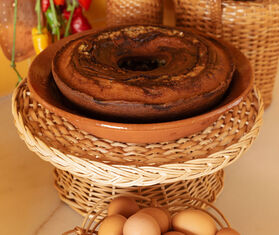 House of Capricorn 'Vit&oacute;ria' cake stand, natural BEIGE HOCA26VIT731BEI