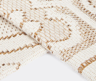 La DoubleJ 'Lacy' tablecloth, large, solid white smoke GREY LADJ25LAC332MUL