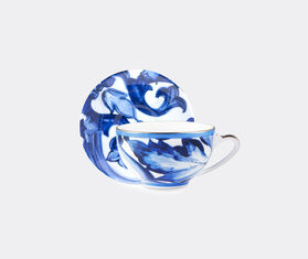 Dolce&amp;Gabbana Casa 'Blu Mediterraneo' teacup and saucer MULTICOLOUR DGCA22POR962MUL