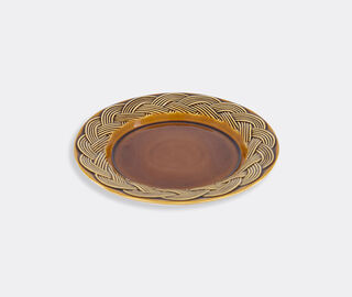 House of Capricorn 'Vime' dessert plate, brown BROWN HOCA26VIM595BRW