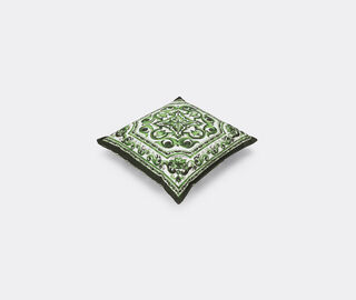 Dolce&amp;Gabbana Casa 'Maiolica' cushion, green GREEN DGCA26OUT552GRN