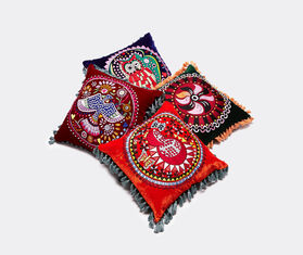 La DoubleJ 'Baby Athena' cushion MULTICOLOUR LADJ19VEL454MUL