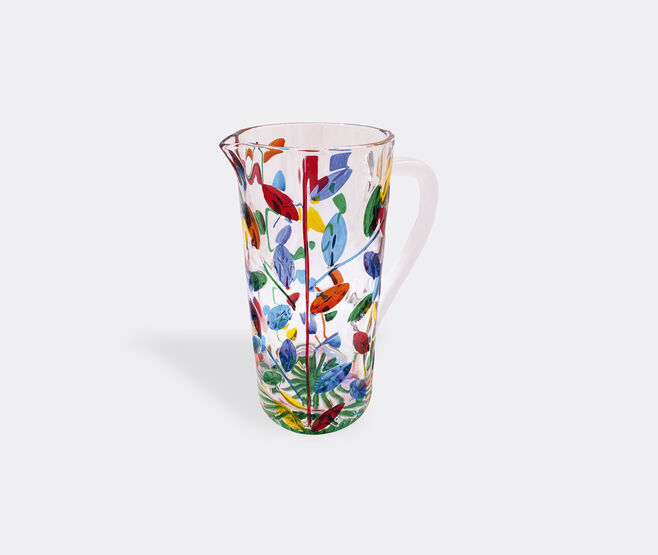Les-Ottomans 'Floral' jug MULTICOLOUR OTTO23CRY262MUL