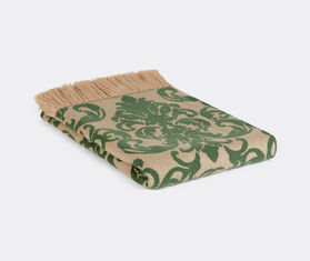 Gucci 'Damasco' plaid blanket, green GREEN GUCC22PLA909GRN