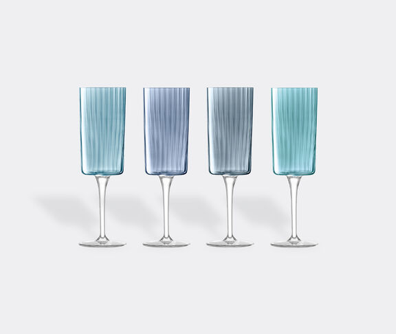 LSA International 'Gems' champagne flute, set of four, sapphire BLUE LSAI23GEM538BLU