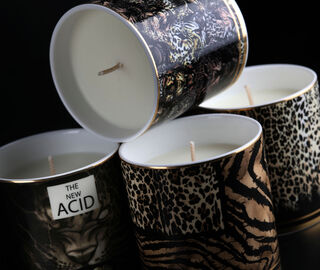 Roberto Cavalli Home 'Bandiera' scented candle MULTICOLOUR RCHO23BAN041MUL