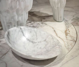 Poltrona Frau &#39;Pura&#39; bowl WHITE POFR20PUR584WHI