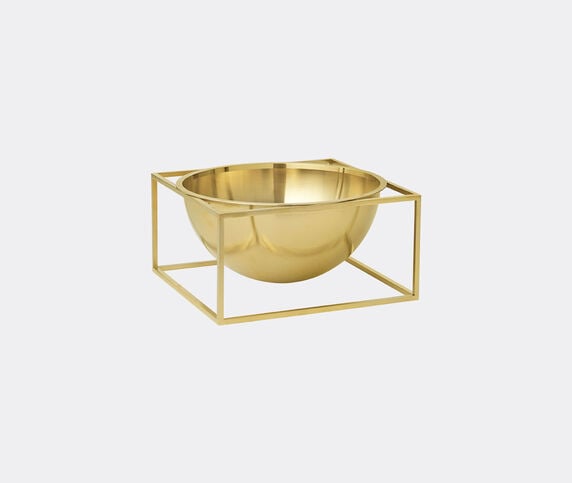 by Lassen 'Kubus Centerpiece bowl', large, gold plated Gold BYLA22BOW349GOL