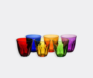 VESTA 'Ankon' glass, set of six, multicolor MULTICOLOUR VEST25SET197MUL