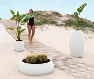 Diabla 'Gobi 3' planter WHITE DIAB20GOB874WHI