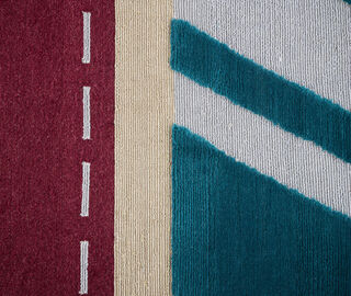 Golran 1898 'Paralleli B3' carpet MULTICOLOUR GOLR17PAR504MUL