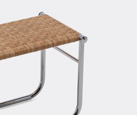 Cassina '9 Tabouret', stool with seat in rattan BEIGE CASS21STO237BEI