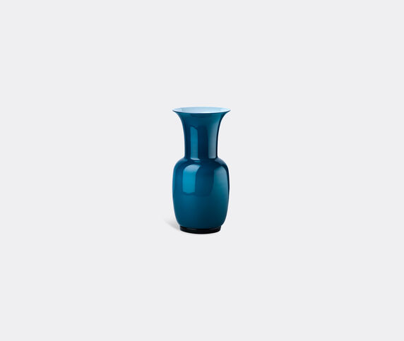 Venini 'Opalino' vase, S, blue horizon,transparent VENI19OPA552BLU