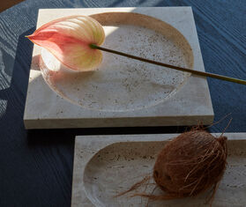 AYTM 'Regina' dish, square MULTICOLOUR AYTM22REG200BEI