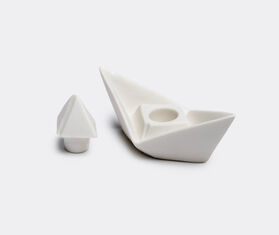 L'Abitare 'Boat' origami candleholder WHITE LABI17ORI285WHI