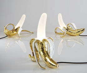 Seletti 'Banana Lamp Louie',gold, UK plug MULTICOLOUR SELE21BAN820YEL