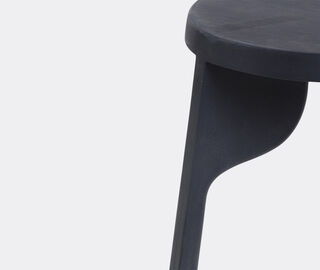 Zanat 'Tattoo Eyes' stool, maple BLACK ZANA20TAT718BLK
