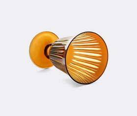 L'Objet 'Prism' wine glass, set of four, amber AMBER LOBJ24PRI068AMB