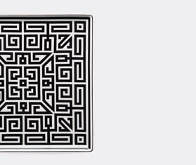 Ginori 1735 'Labirinto' vide poche squared plate, black BLACK RIGI20LAB095BLK