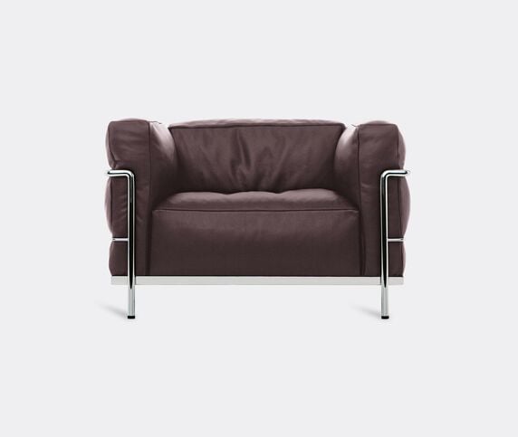 Cassina '3 Fauteuil Grand Confort' grand modèle padded armchair, brown leather  CASS21PAD510BRW