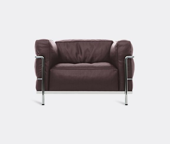 Cassina Padded Armchair In Leather (Upholstery Cod. 13Z367) - Lc3 undefined ${masterID} 2