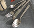 Kay Bojesen 'Grand Prix' matte steel cutlery set, 16 pieces  KABO22GRA009SIL