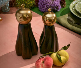 L'Objet 'Haas Fantomes' salt and pepper mills BROWN LOBJ22HAA217BRW