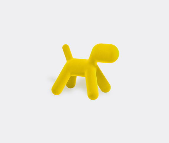 Magis 'Puppy', medium, flocked yellow YELLOW MAGI23PUP537YEL