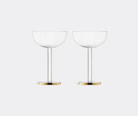LSA International 'Luca' coupe glass, set of two GOLD LSAI21LUC809GOL