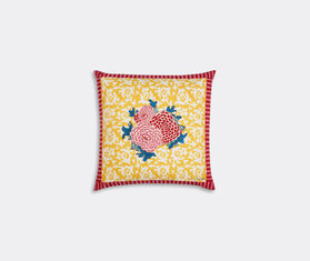 Lisa Corti 'Arabesque Corolla' cushion, medium, red and yellow MULTICOLOUR LICO23CUS172MUL