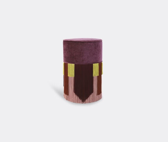 Lorenza Bozzoli Couture 'Couture Geometric Tie' ottoman, purple