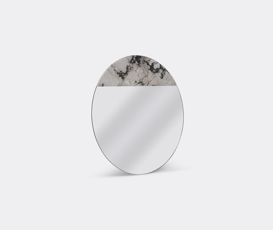 Armando Bruno ‘One to one’ digital marble print mirror  BRAN15ONE008BRW