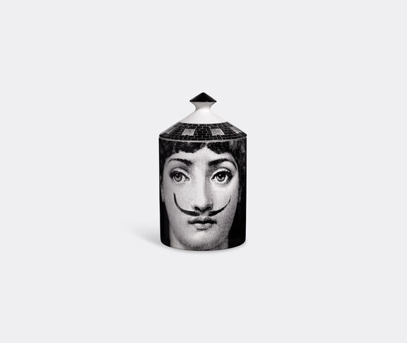 Fornasetti Profumi 'La Femme Aux Moustaches' scented candle, small Black, white ${masterID}