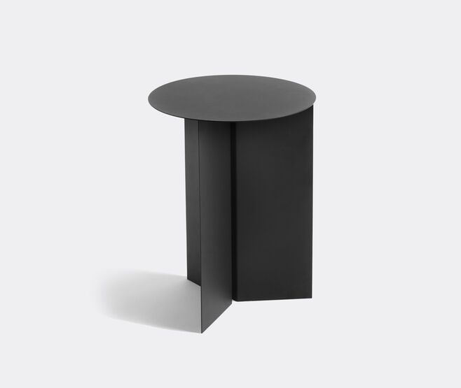 Hay 'Slit' round table, high, black BLACK HAY122SLI924BLK