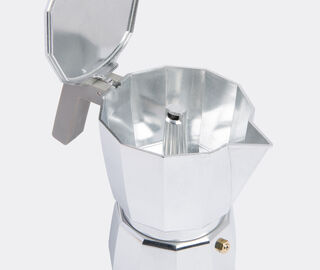 Alessi 'Moka' espresso coffee maker, six cups SILVER ALES19MOK992SIL