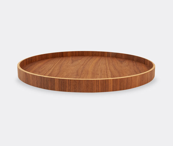 XLBoom 'Serve' round tray, walnut undefined ${masterID}