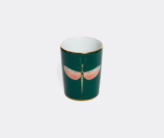 La DoubleJ 'Libellula', decorative cup, green MULTICOLOUR LADJ25DEC486MUL