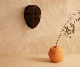 Origin Made &#39;Ornament and Crime&#39; wall sculpture, dark brown BROWN ORMA24ORN822BRW