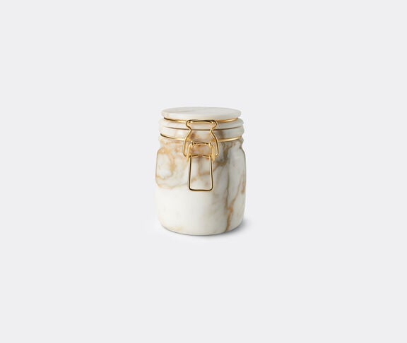 Editions Milano 'Miss Marble' jar, calacatta Ivory ${masterID}