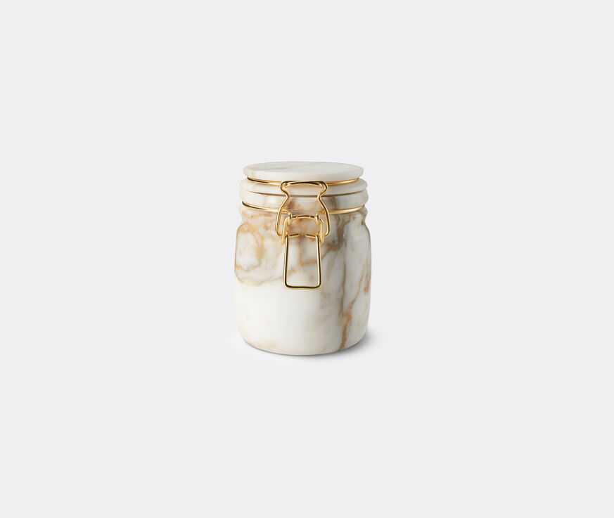 Editions Milano 'Miss Marble' jar, calacatta  EDIT20MIS538WHI