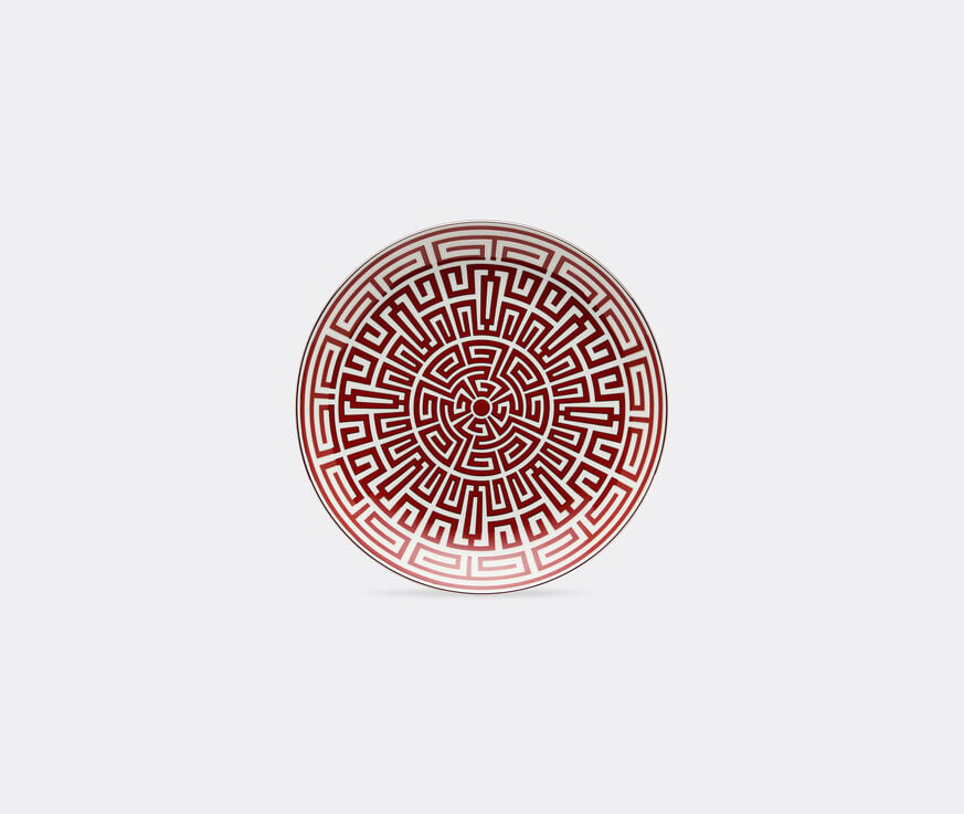Ginori 1735 'Labirinto' Venezia shape plate, red  RIGI20LAB918RED