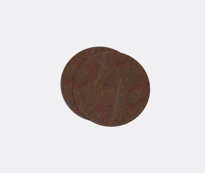 ETRO Home Interiors 'Arnica' placemats, set of two, red RED ETRO26ARN245RED