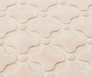 Cc-tapis 'Criss Cross Runner' rug, butter IVORY CCTA25CRI846WHI